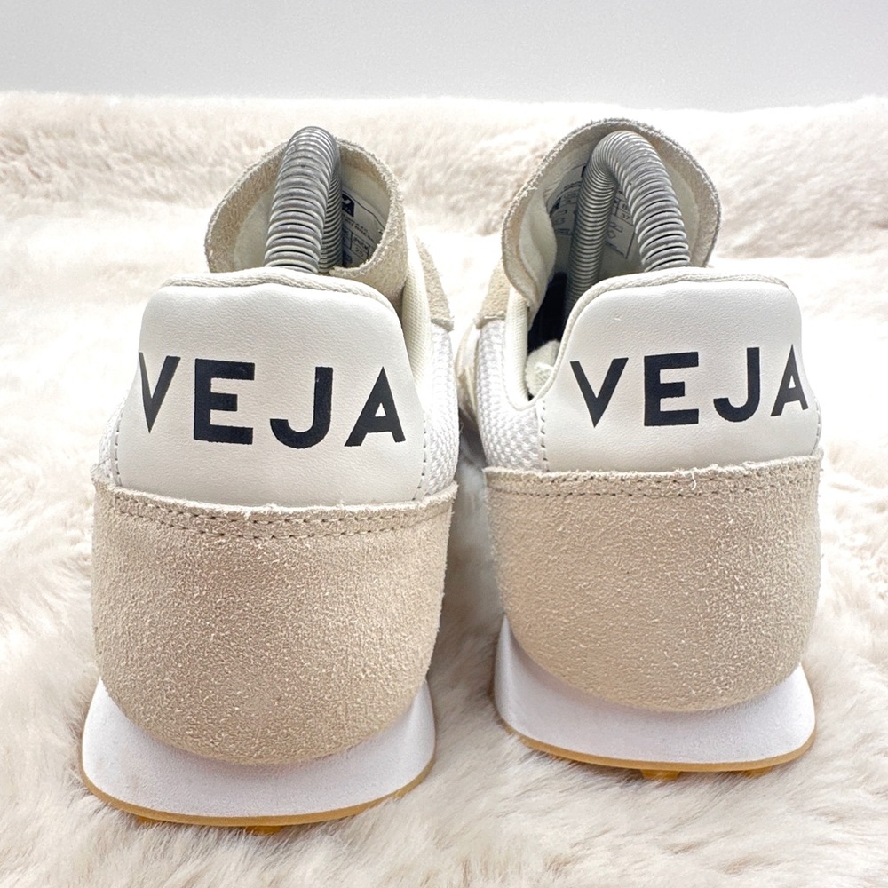 Veja Rio Branco Sneakers white mesh Suede Pierre / Natural Anthropologie 8 - Picture 9 of 16